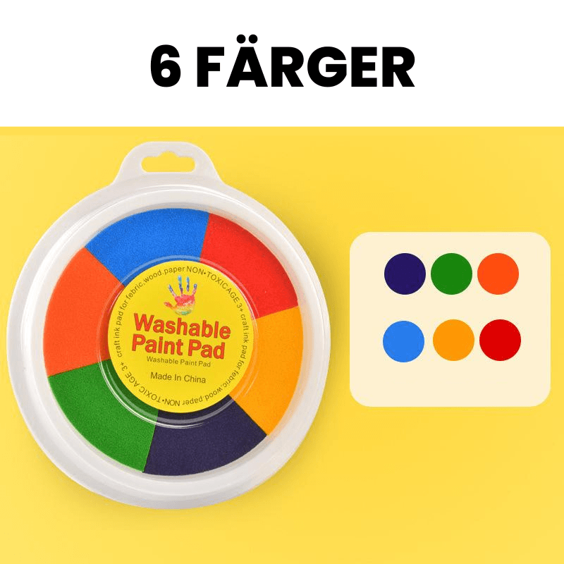 FingerColor - Unik fingerfärg med rolig målarbok