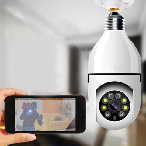 LightCamera - En glödlampa och en övervakningskamera
